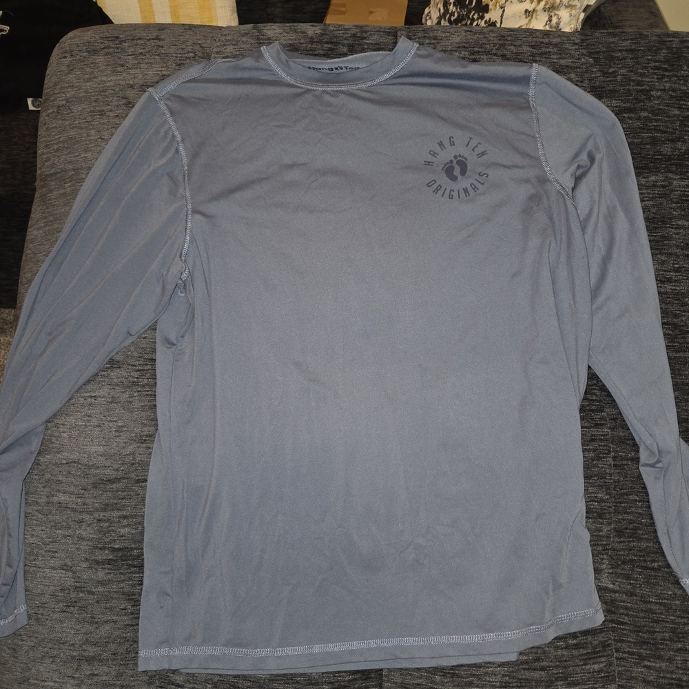 Hang Ten Originals Slate Long Sleeve Tee